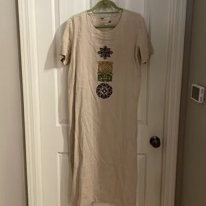 Earth Song size medium dress with matching vest